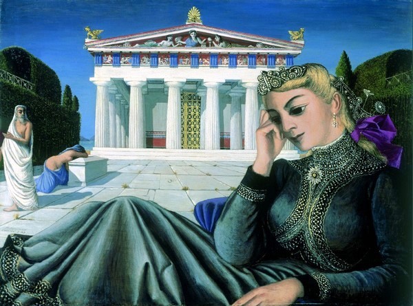 Girl at the temple